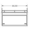 Challenger for Kubota X-Series 30" Bed Cap with Hinged Rear Door & Extended Ladder Rack