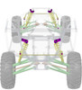 Dirty Teeth Racing Billet Aluminum 2-Inch Lift Kit for 2017-2026 Polaris Ranger