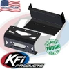 KFI #101320 winch mount for Yamaha YXZ, black powder-coated steel mount brackets
