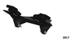 HitchDoc 2817 Eagle UTV plow mount for Kawasaki 700 Mule Pro MX