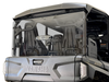 Spike rear windshield for Yamaha Wolverine X4 & RMAX4 Compact: rear windshield on a Yamaha UTV, rear view