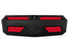 Spike mirror for Polaris Ranger: back of the mirror with red accent inserts