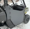 SCM door kit for Polaris Ranger 500: closed half door with hinges, close side view