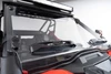 Spike windshield for Polaris RZR Pro XP 2- and 4-seat and Turbo R 2: close-up of the windshield vents from the side