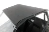 Spike roof and windshield combo for Polaris RZR 200 youth: close-up of the black roof from above