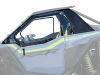 SCM door kit for Polaris RZR Pro XP and Pro S 2-seat: upper door on a faded Polaris RZR Pro XP, side close-up