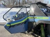 SCM door kit for Polaris RZR Pro XP and Pro S 2-seat: open upper door on a grey Polaris RZR Pro XP