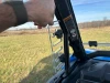 SCM door kit for Can-Am Maverick Sport 2-seat: hand adjusting the door vent, close-up