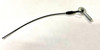 Spike replacement part for Spike 58-9200 and 58-9800 doors: eye bolt with attached cable on white background