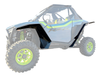 Spike fender flares for Polaris RZR Pro XP: fender flares highlighted on a faded Polaris RZR Pro, side view