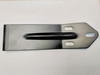 Spike replacement part for Spike 58-9200 Ranger XP 900 door kit: black flat hinge plate with slotted holes on white