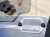 Spike rear windshield for Yamaha YXZ: close-up of the rear windshield vent knob and slot