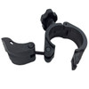 Spike replacement part for Spike windshields and roofs on 1 3/4": flip clamp shown open with knob on white