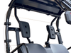 Spike rear windshield for Honda Pioneer 520 and Pioneer 500: clear rear windshield behind the seats, close rear view