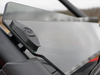 Spike short windshield for Polaris RZR Pro XP 2- and 4-seat: close-up of the short windshield edge and mount