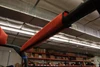 Greene Mountain Kubota cab enclosure strap and frame detail inside the roof