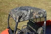 Greene Mountain Kubota roof cover in camo, strap mounting close-up