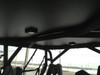 Underside of the Extreme Metal Products aluminum top seen from inside the Can-Am Maverick Max cab with dome light
