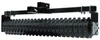 Moto Alliance Impact Implements 50-inch culti-packer with black steel frame and ribbed roller wheels, angled view