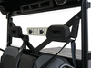 Spike Powersports vented rear window seen from inside the Polaris Ranger cab behind the seats