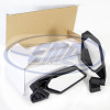 Pair of Extreme Metal Products Can-Am Maverick X3 side mirrors in front of the shipping box