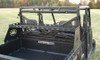 Rear view of the Polaris bed with the Trail Armor small rear storage rack across the front of the box