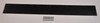 Eagle rubber plow flap, a flat black rubber strip pictured with its hardware bolts and washers