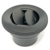 Ice Crusher Replacement 3'' plastic vent (old style) with grooved edge detailing.  Made in the USA.