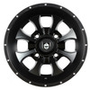 Pro Armor Knight Dune 14x10 wheel for the Can-Am X3, face-on view of the spokes and shield center cap
