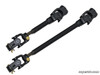 Two steering shafts with universal joints from the SuperATV EZ Steer kit for Can-Am Commander