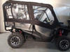Grey Honda Pioneer 1000-5 with Side X Side upper doors kit, front three-quarter view showing both rows of doors