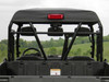 Rear view of the 3 Star soft top on an Arctic Cat Prowler 650 with brake light, seen from the cargo bed