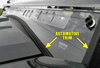 CF Moto UForce 500/800 2-Pc Scratch-Resistant Windshield
