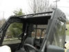 Inside view of the 3 Star soft doors and rear window from the cab of a Cub Cadet Challenger