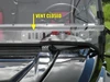 3 Star windshield air vent shown closed - Hisun HS800/Strike 550 1-Pc Windshield