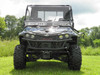 3 Star clear 2-piece windshield for the Intimidator Classic, shown installed on a black side-by-side from the front