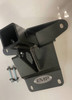 Extreme Metal Products black steel receiver hitch bracket with EMP badge and mounting bolts on a white background