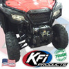 Honda Pioneer 500 front view with the KFI #101215 winch mount and winch installed