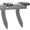 Grayed-out close-up of the Moto Alliance IMPACT Pro cultivator shanks and tool bar