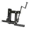 Moto Alliance Impact landscape kit lift frame with hand crank and receiver hitch bar, close-up on white