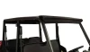 Spike roof for Polaris Ranger mid-size Crew with Pro-Fit cage: black hard roof on a UTV cage, side view on white