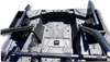 Top-down view of the Polaris RZR 1000 rear cargo deck and cage tubes where the Hi-Standard side boxes mount