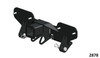 Eagle plow mount for Arctic Cat Prowler PRO, black steel plate with a center tube, tabs and pins, 3D render