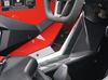 Inside view from the driver seat of the Spike Powersports lower trim and door insert on the RZR Pro XP door