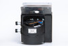 Rear view of the Universal Parts Polaris General heater showing the blower motor, wiring and coolant fittings