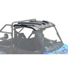 SuperATV plastic roof highlighted on a grayed-out Polaris Ranger 1000, same front three-quarter angle