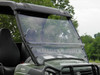 John Deere Gator HPX/XUV - 2 Pc Scratch-Resistant Windshield angled side view