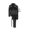 Kolpin Stronghold Auto-Latch mount with its Lock and Ride bracket, side view on white