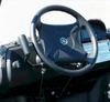 Sure Grip hand control lever mounted beside the steering wheel of a Yamaha Rhino, close view of the dash