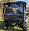 Rear view of the Side X Side cab enclosure rear window on the Yamaha Wolverine RMAX4 with the cargo bed below